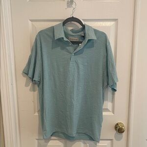 NWT Men's Light Aqua Polo Shirt